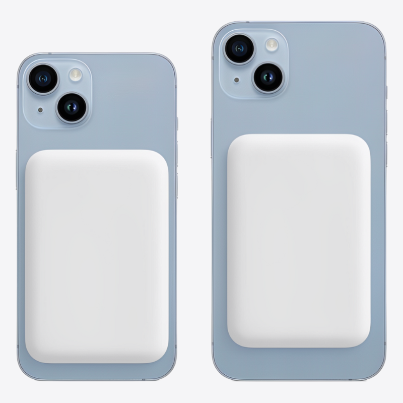 Magnetic external battery