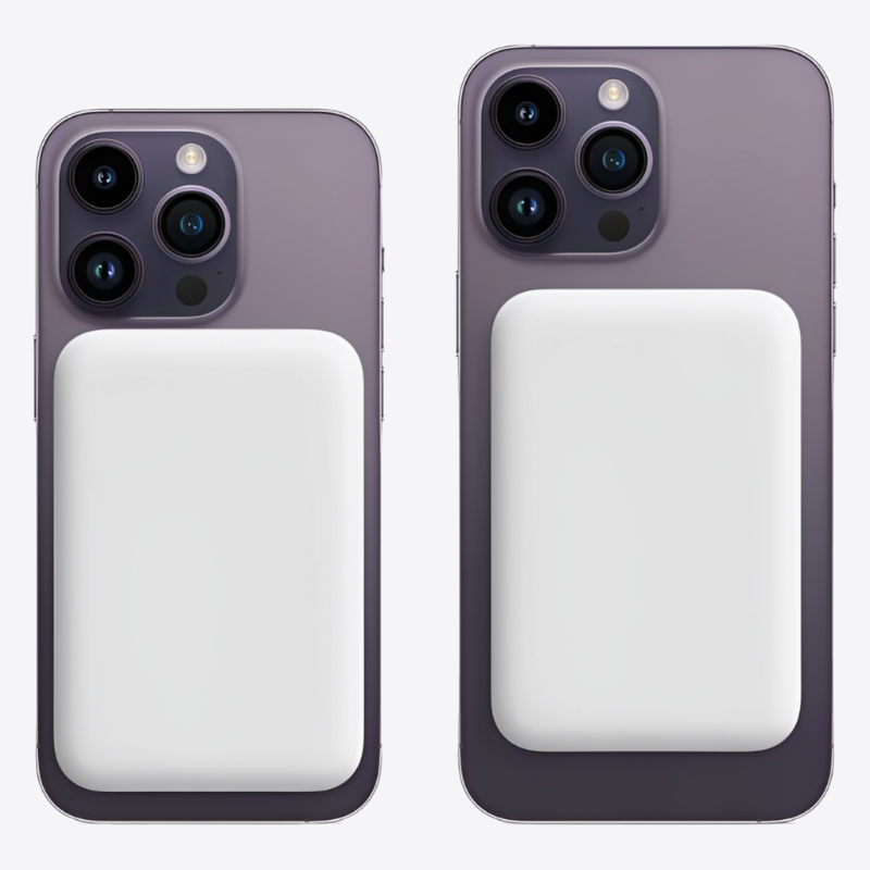 Magnetic external battery